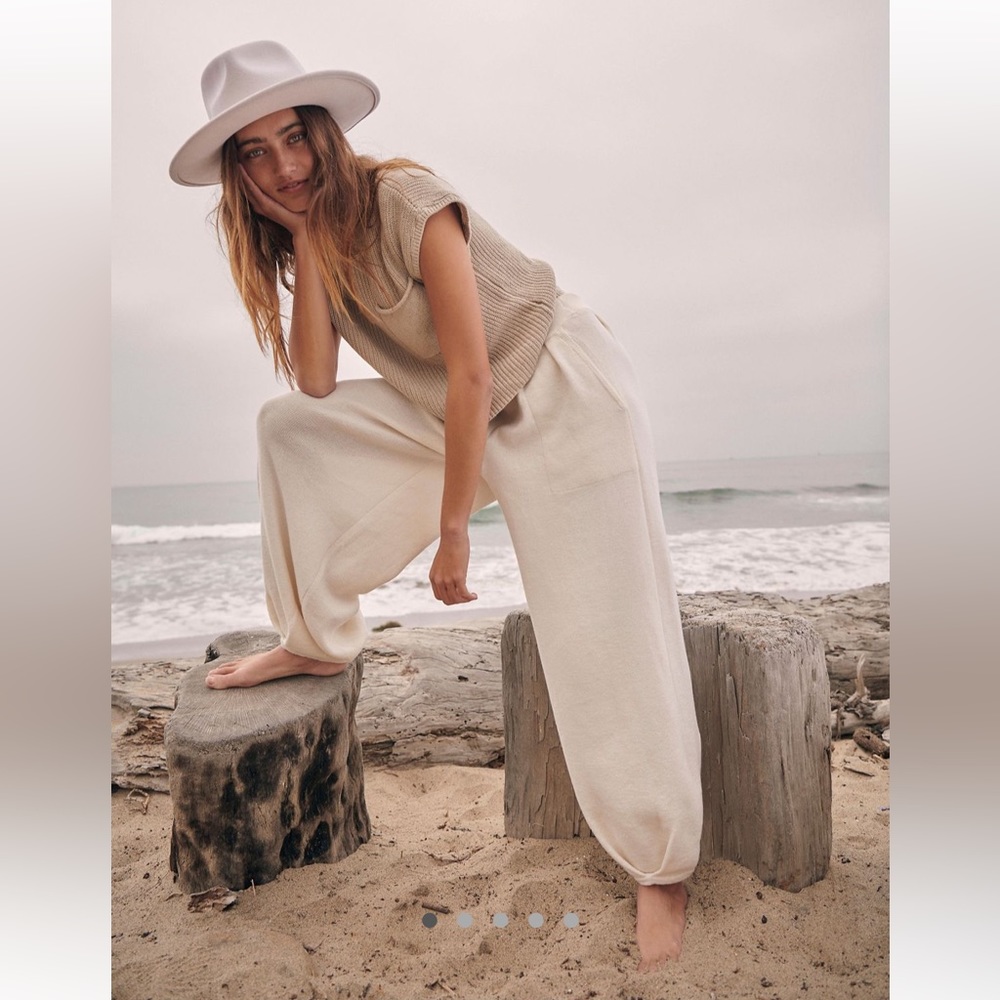 Free People Freya Sweater Set / Oatmeal Bone Combo